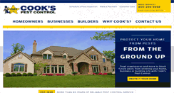 Desktop Screenshot of cookspest.com