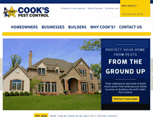 Tablet Screenshot of cookspest.com